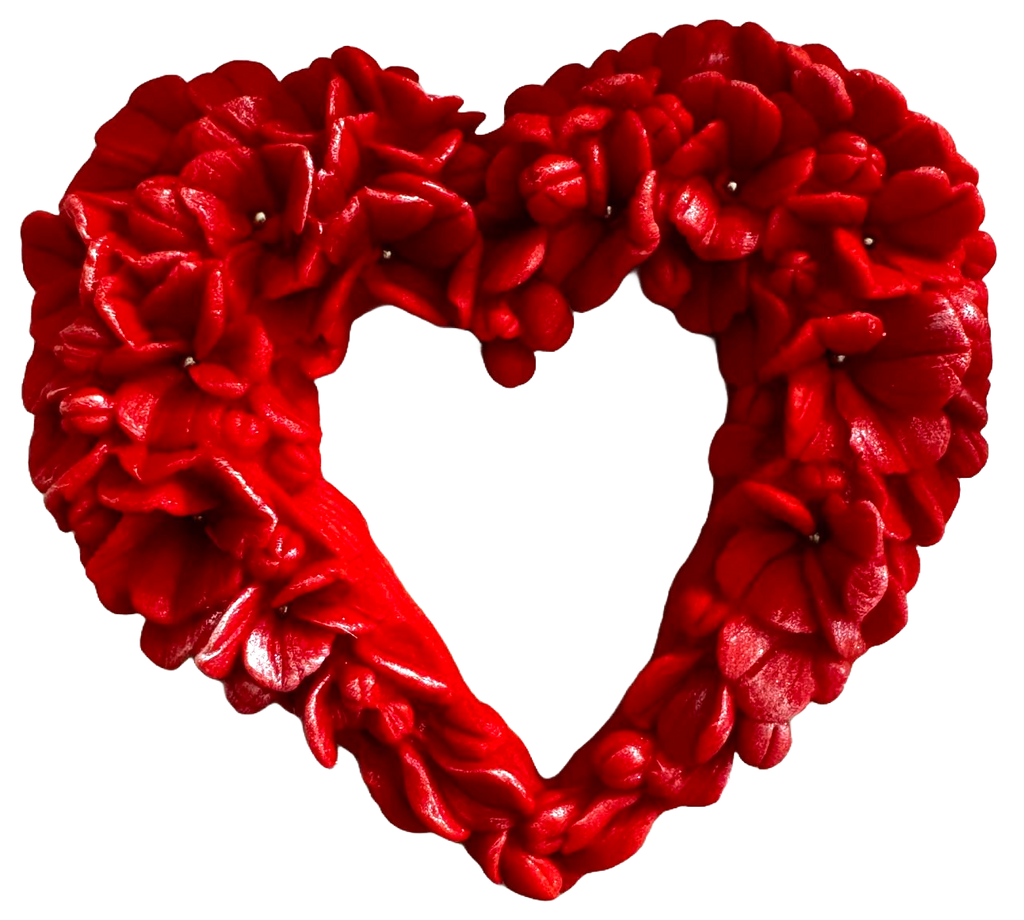 Decoratiune comestibila din zahar, Coronita de flori Decoratiuni din Pasta de Zahar Naty Shop