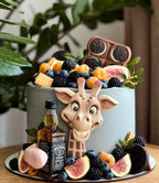 Decoratiune comestibila din zahar, Girafa Decoratiuni din Pasta de Zahar Nati Shop