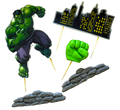 Set 5 decoratiuni comestibile, Hulk