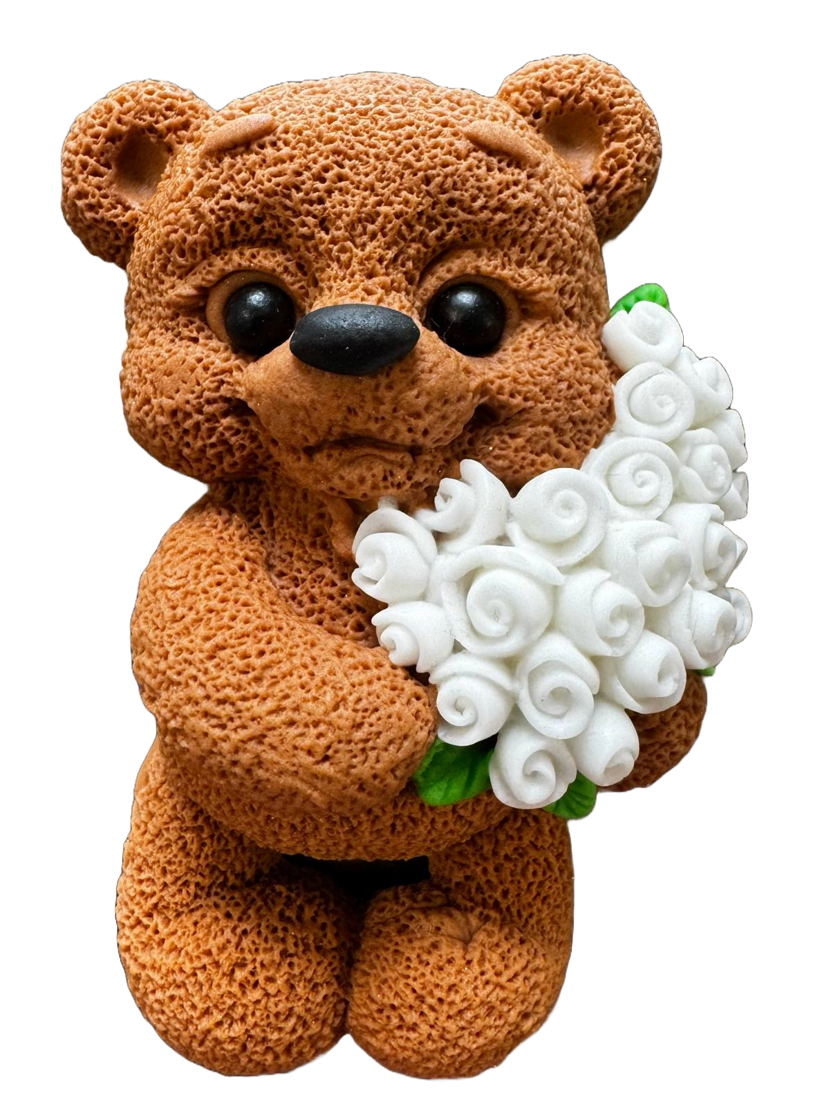 Decoratiune comestibila din zahar, Ursulet Decoratiuni din Pasta de Zahar Nati Shop