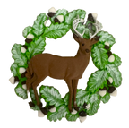 Decoratiune comestibila din zahar, Iarna in padure Decoratiuni din Pasta de Zahar Nati Shop