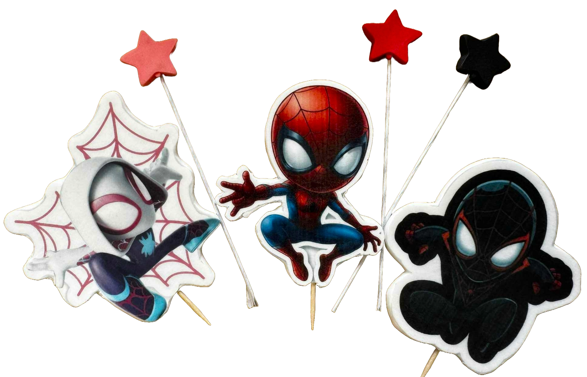 Set decoratiuni comestibile, Spidey si prietenii sai Decoratiuni din Pasta de Zahar Nati Shop