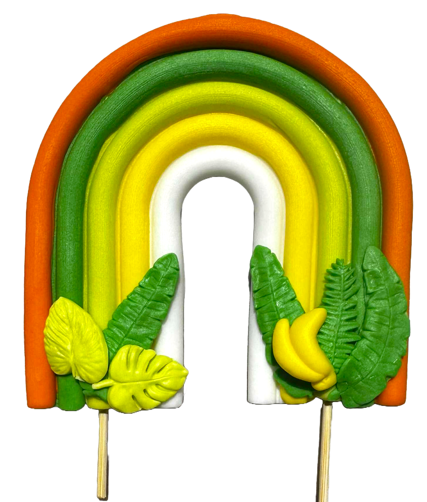 Decoratiune comestibila, Curcubeu safari Decoratiuni din Pasta de Zahar Nati Shop