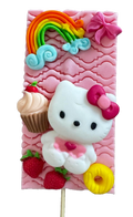 Decoratiune comestibila din zahar, Hello Kitty Decoratiuni din Pasta de Zahar Naty Shop