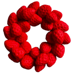 Decoratiune comestibila din pasta de zahar, Coronita de Fragi Decoratiuni din Pasta de Zahar Naty Shop