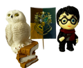 Set 3 decoratiuni comestibile din pasta de zahar, Harry Potter Decoratiuni din Pasta de Zahar Nati Shop