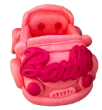 Decoratiune comestibila din zahar, Masina Barbie Decoratiuni din Pasta de Zahar Naty Shop