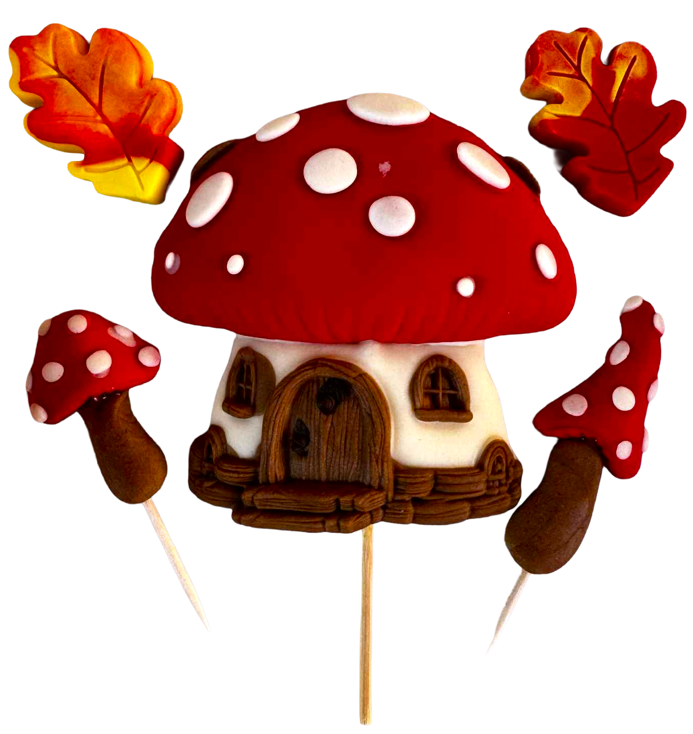 Set 5 decoratiuni comestibile, toamna