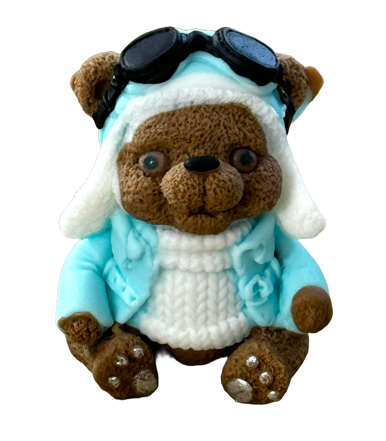 Decoratiune comestibila din zahar, Aviator Decoratiuni din Pasta de Zahar Naty Shop