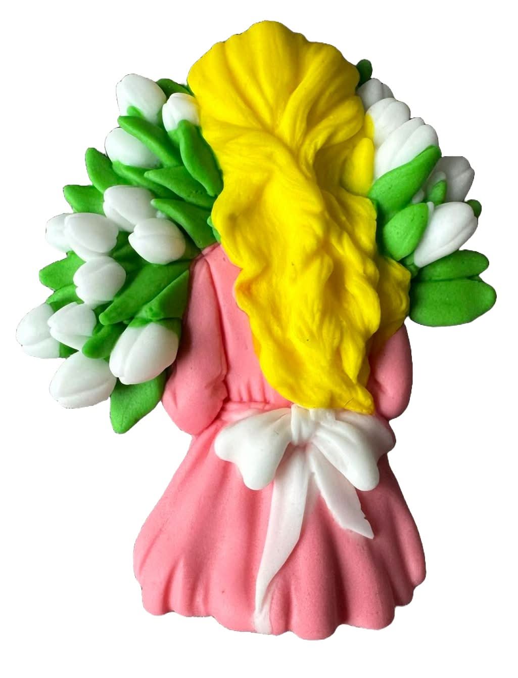 Decoratiune comestibila din zahar, Beautiful Lady Decoratiuni din Pasta de Zahar Nati Shop