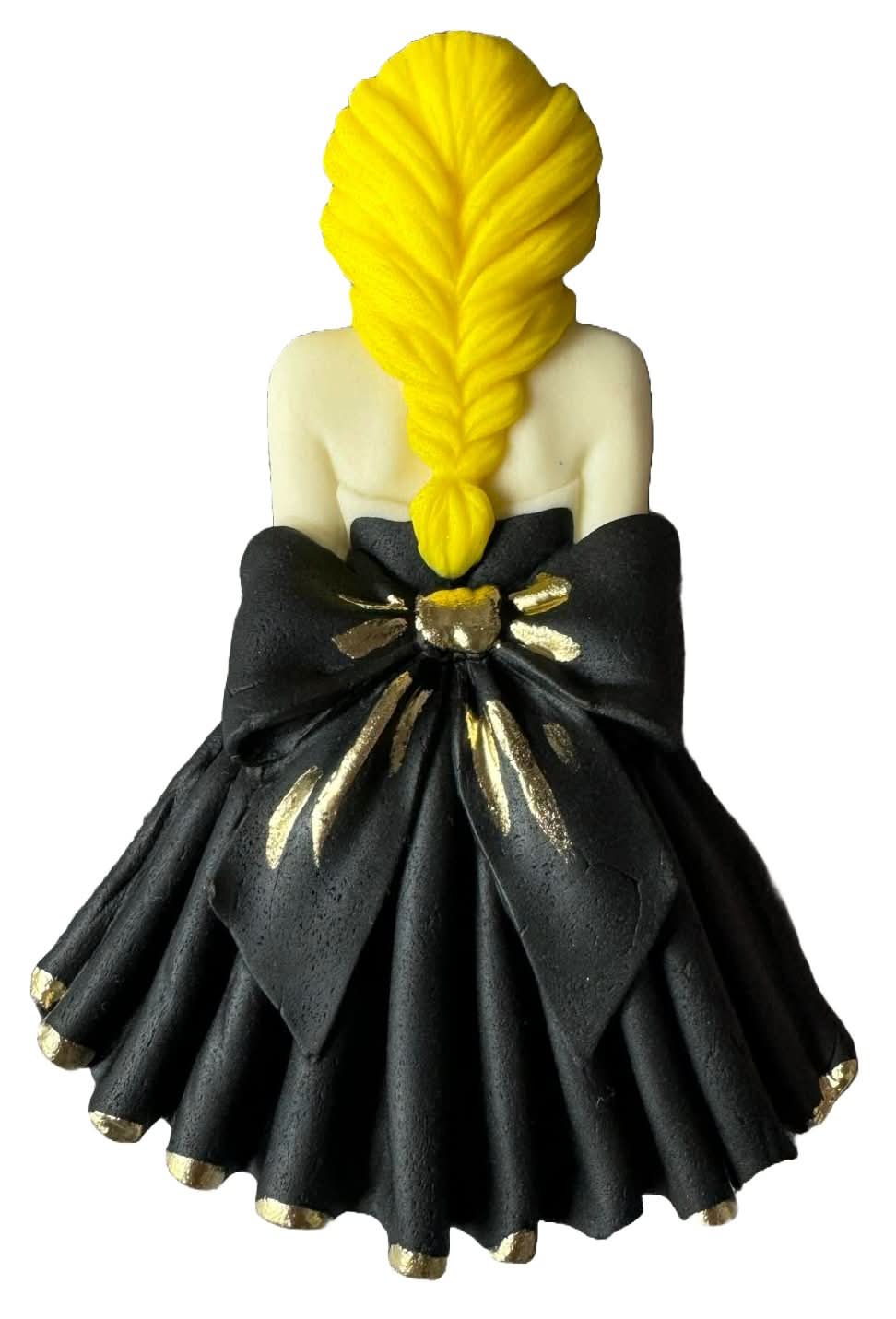 Decoratiune comestibila din zahar, Beautiful Lady Decoratiuni din Pasta de Zahar Nati Shop