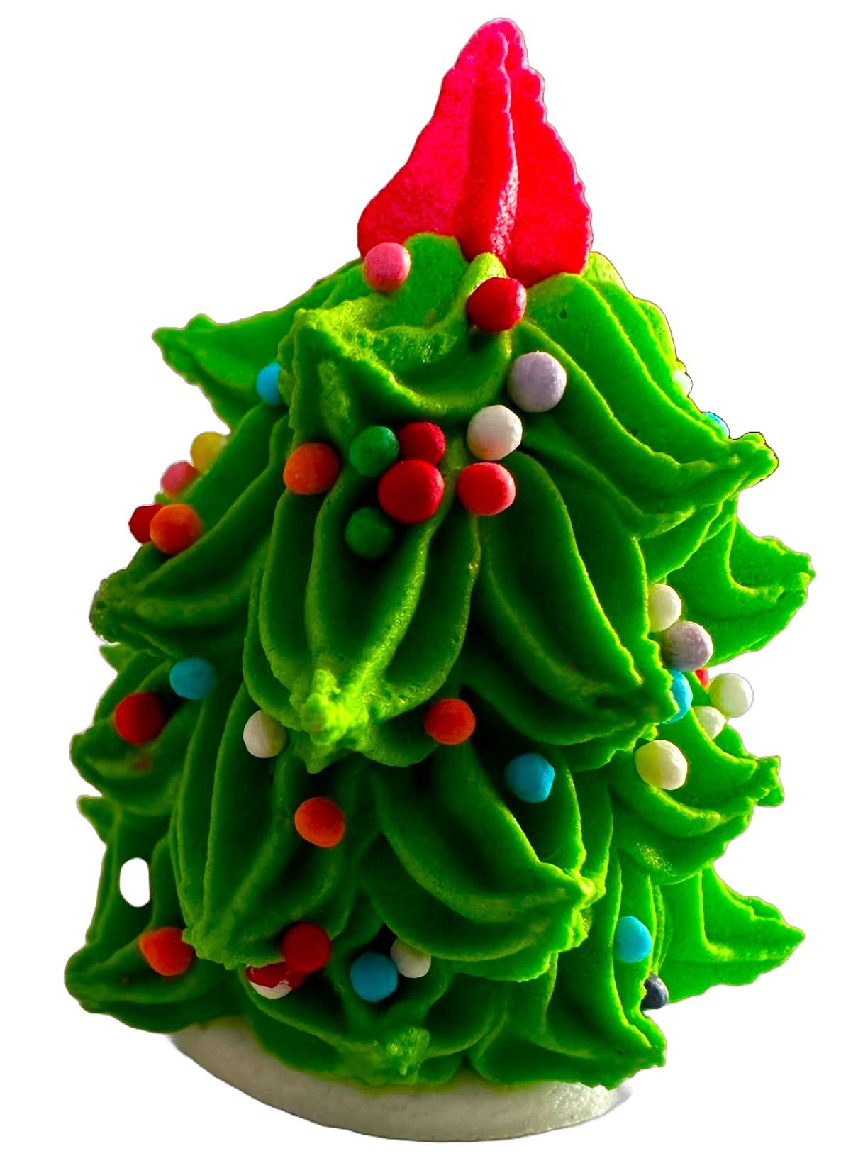 Decoratiune comestibila din zahar, Brad de Craciun Decoratiuni din Pasta de Zahar Nati Shop
