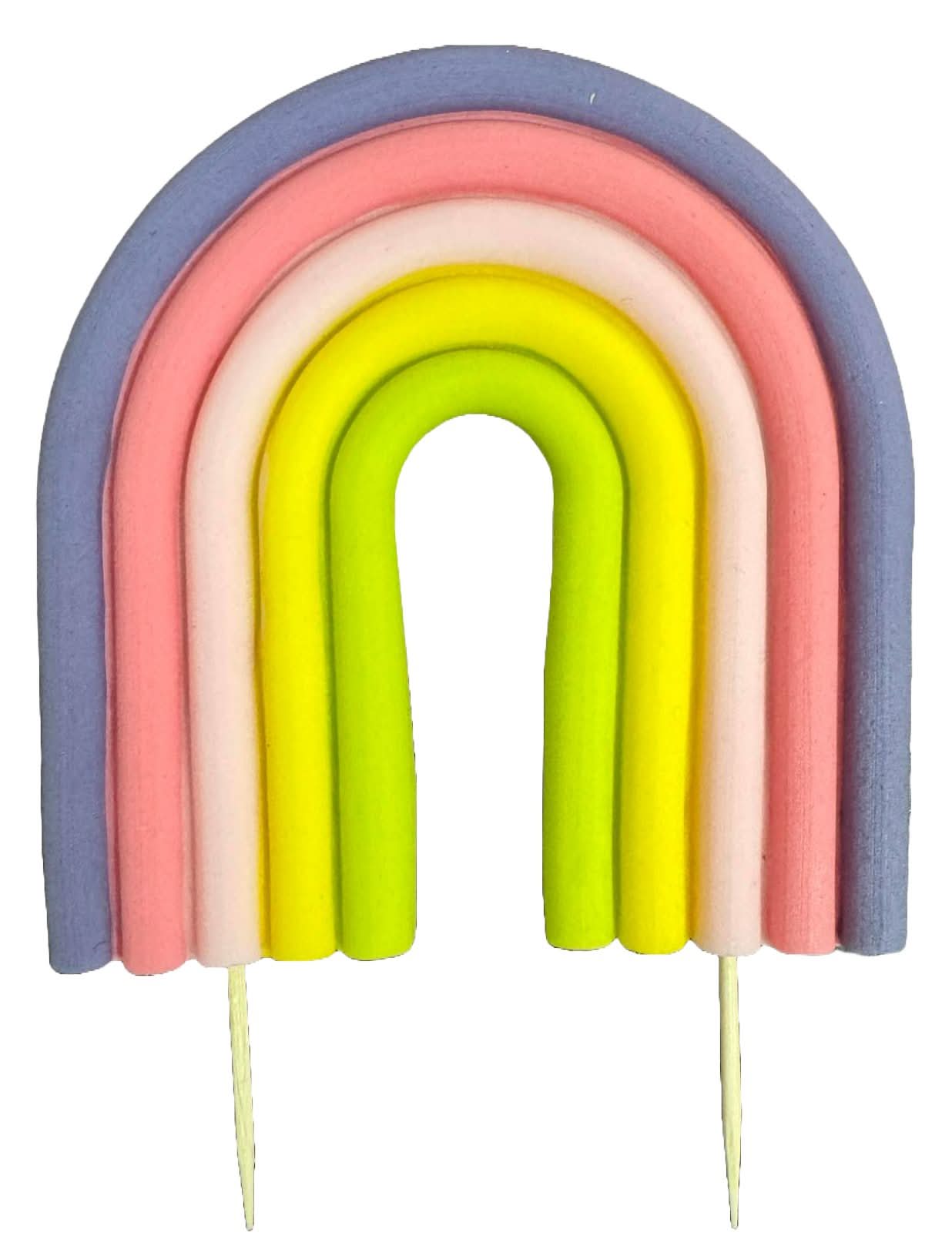 Decoratiune comestibila din zahar, Curcubeu Decoratiuni din Pasta de Zahar Nati Shop