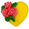 Decoratiune comestibila din zahar, Inima "I love you" Decoratiuni din Pasta de Zahar Nati Shop