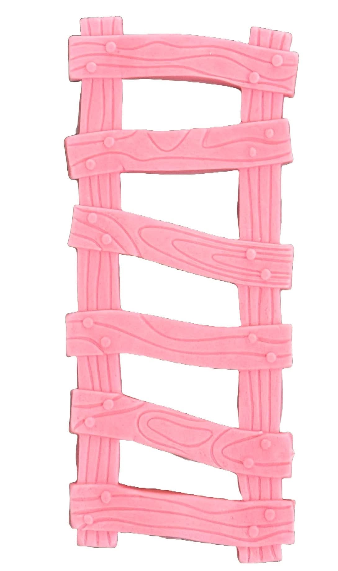 Decoratiune comestibila din zahar, Scara roz Decoratiuni din Pasta de Zahar Nati Shop