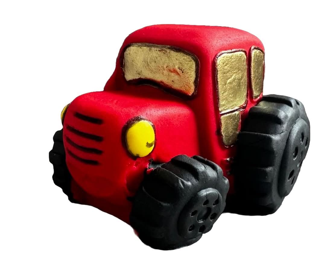 Decoratiune comestibila din zahar, Tractor Decoratiuni din Pasta de Zahar Nati Shop