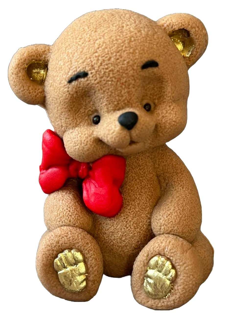 Decoratiune comestibila din zahar, Ursulet Decoratiuni din Pasta de Zahar Nati Shop