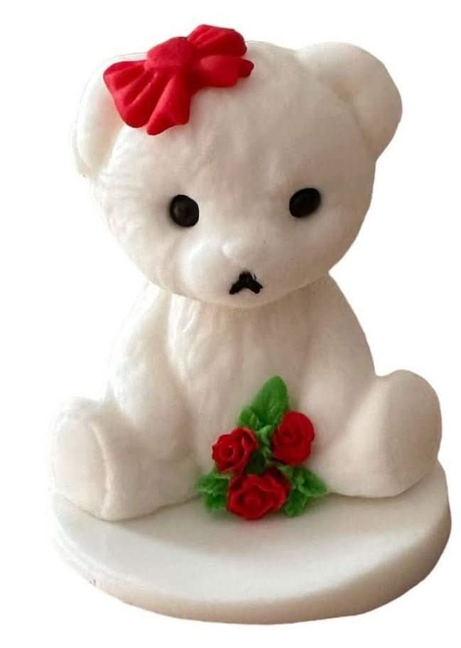 Decoratiune comestibila din zahar, Ursulet Decoratiuni din Pasta de Zahar Nati Shop