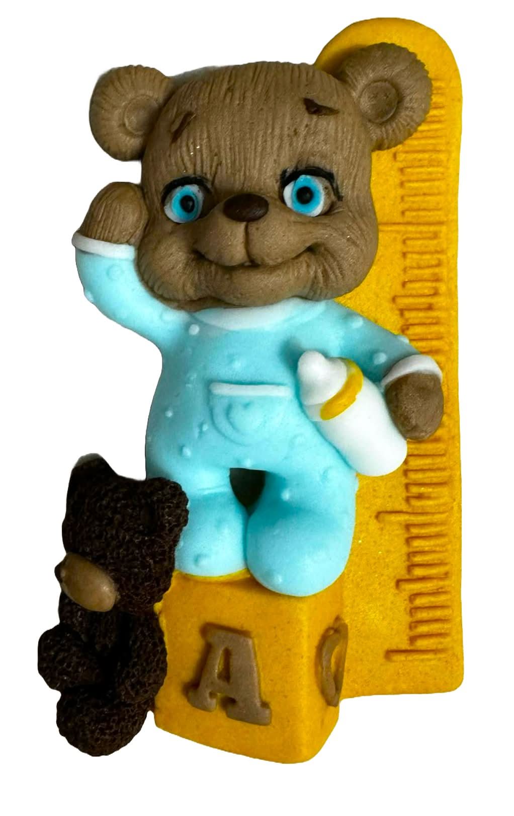 Decoratiune comestibila din zahar, Ursulet Decoratiuni din Pasta de Zahar Nati Shop