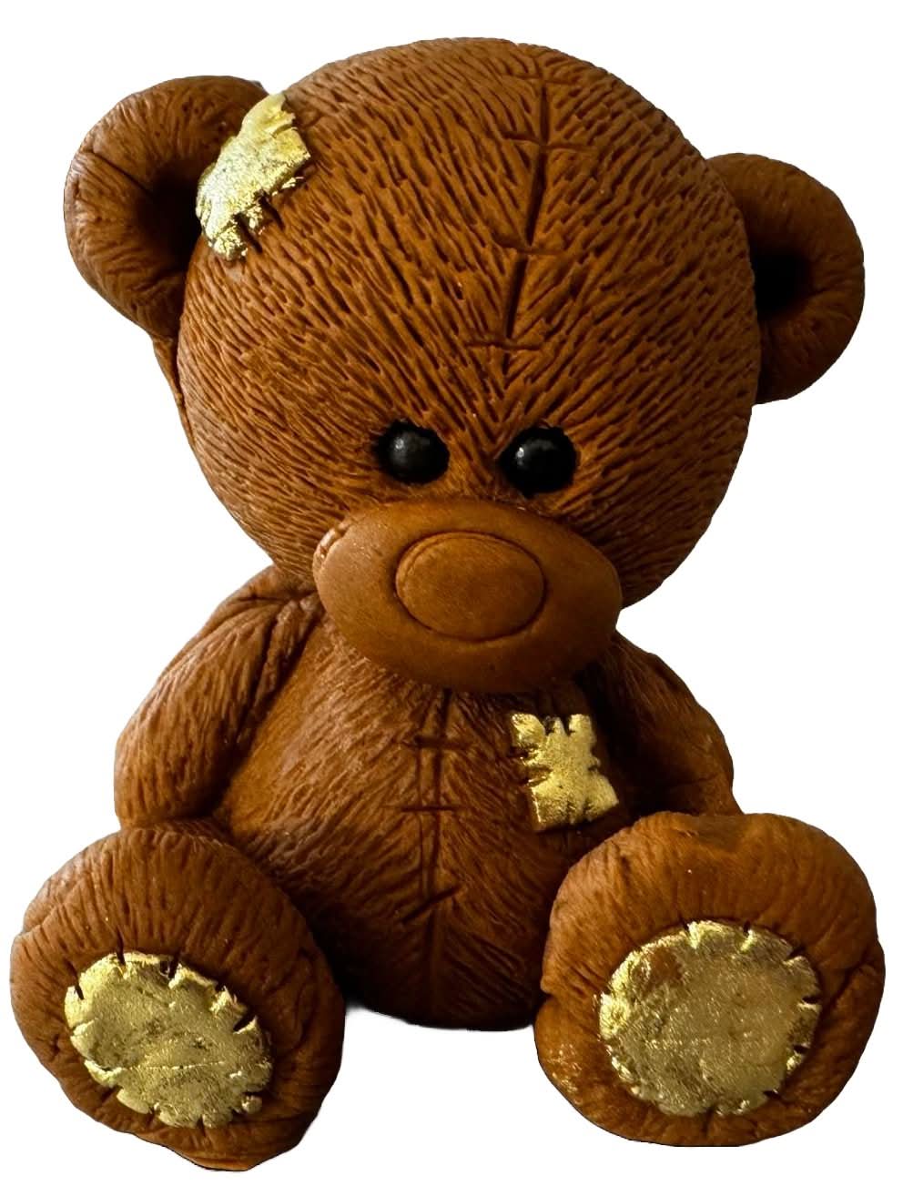 Decoratiune comestibila din zahar, Ursulet Decoratiuni din Pasta de Zahar Nati Shop