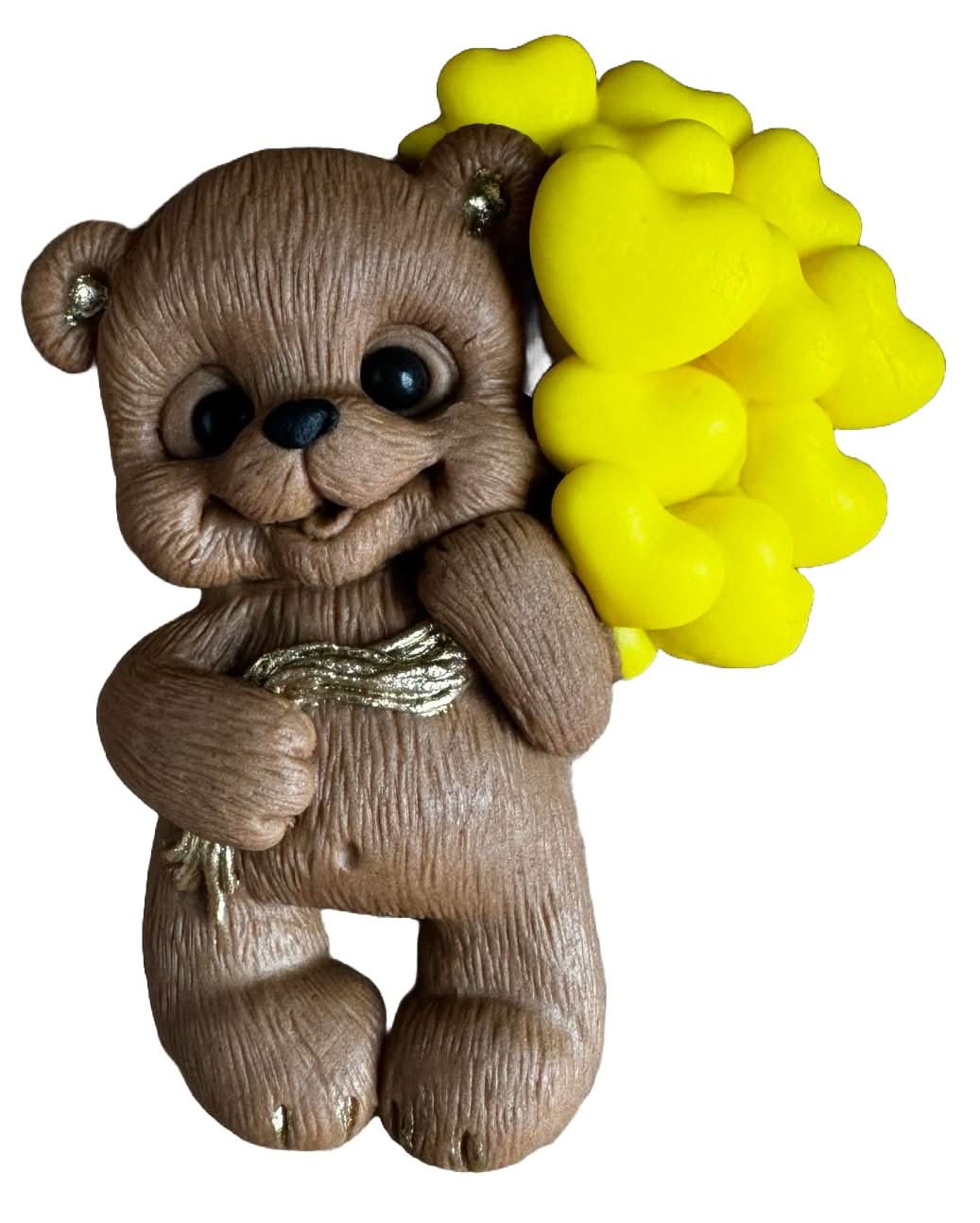 Decoratiune comestibila din zahar, Ursulet Decoratiuni din Pasta de Zahar Nati Shop