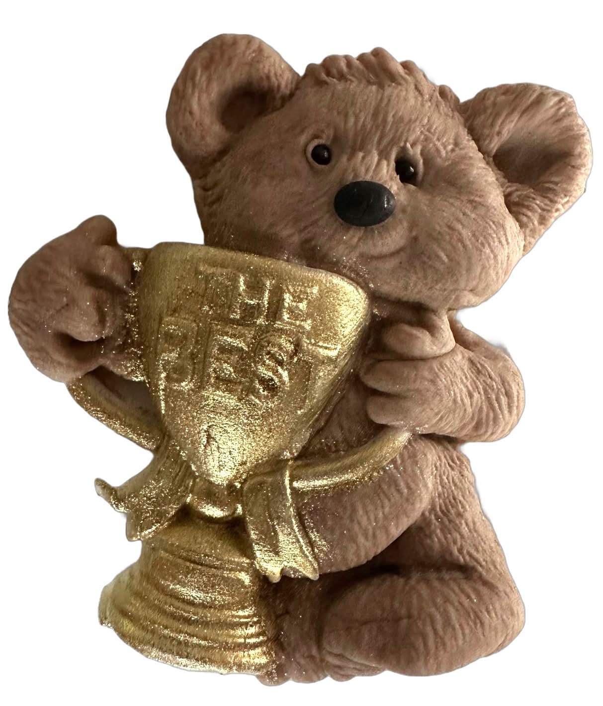 Decoratiune comestibila din zahar, Ursulet maro Decoratiuni din Pasta de Zahar Nati Shop