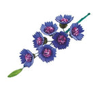 Decoratiune comestibila din zahar,Crenguta Albastrele Nati Shop