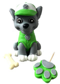Set 3 decoratiuni comestibile din zahar, Rocky, Patrula catelusilor Decoratiuni din Pasta de Zahar Nati Shop