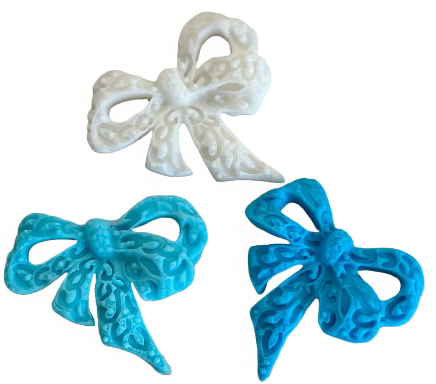 Set 3 fundite comestibile din zahar Decoratiuni din Pasta de Zahar Nati Shop