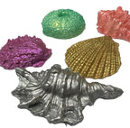 Set 8 decoratiuni comestibile din zahar, Sirena Decoratiuni din Pasta de Zahar Nati Shop