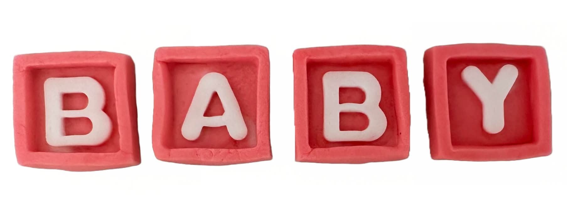 Set decoratiuni comestibile din zahar, Baby Decoratiuni din Pasta de Zahar Nati Shop