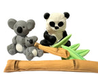 Set decoratiuni comestibile din zahar, Bambus, Panda si Koala Decoratiuni din Pasta de Zahar Nati Shop